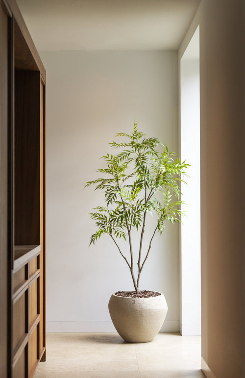 Zijden Bamboeboom 180cm - sfeerbeeld in interieur