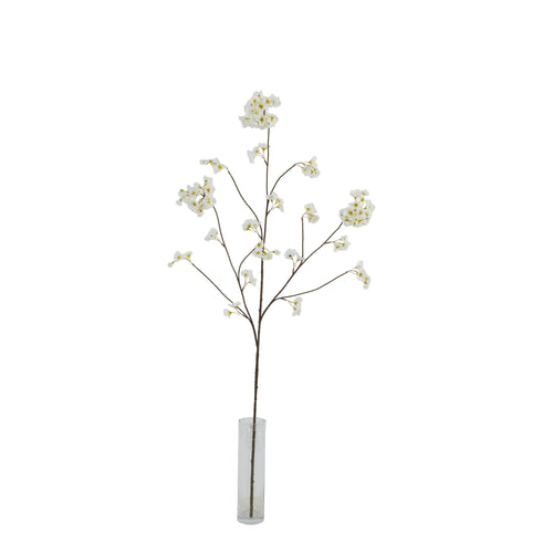 Zijden Bloesemtak Crème 130cm
