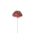 Zijden Hortensia Bordeauxrood 75cm
