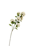 Zijden Hortensia tak Crème 95cm