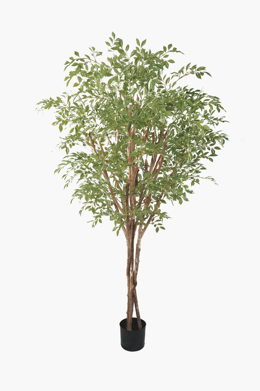 Zijden Nandina kunstboom 180cm (wood)