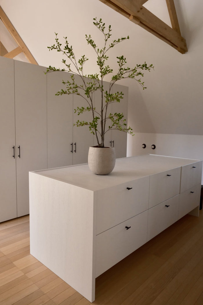 Zijden Serenbladboom 150cm - sfeerbeeld in interieur